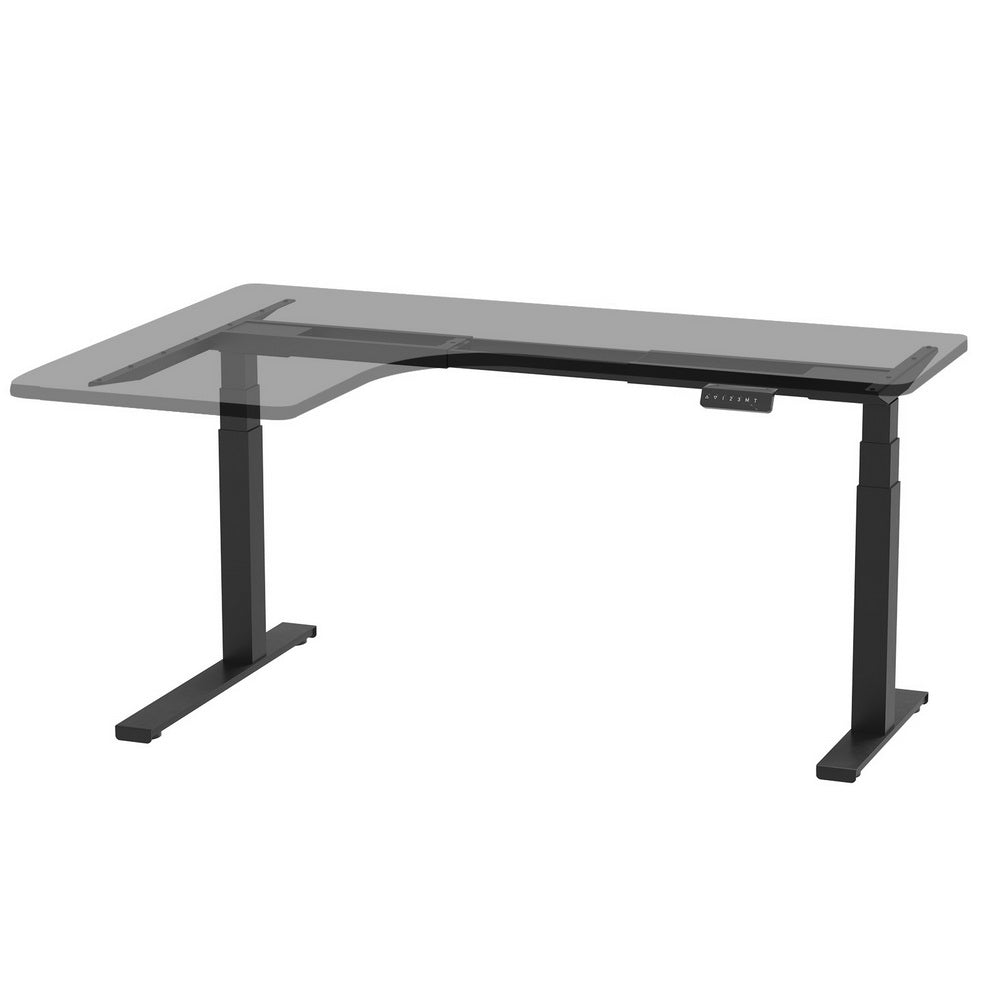 Desks: Artiss Standing Desk Frame Only L-shape Motorised