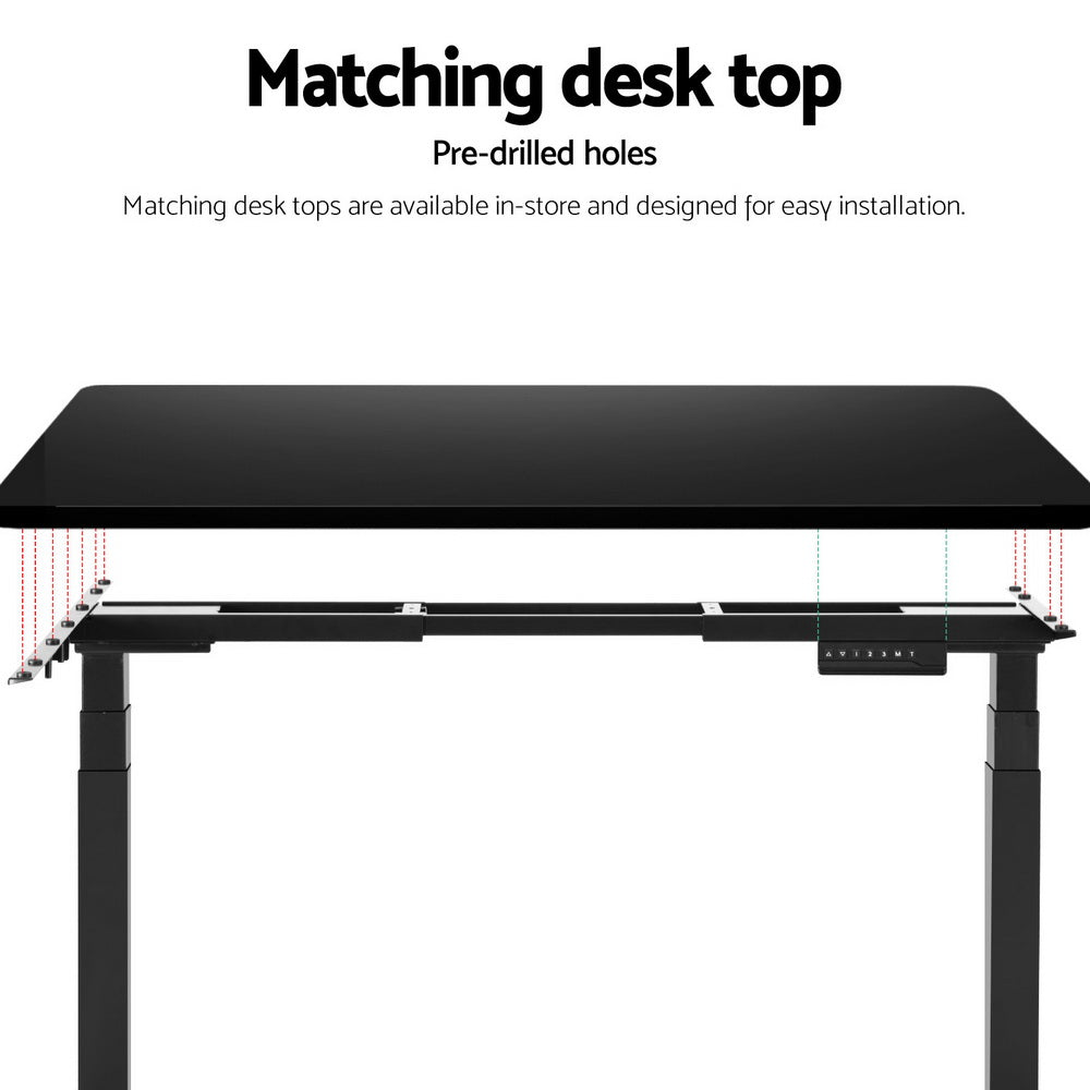 Desks: Artiss Standing Desk Frame Only L-shape Motorised