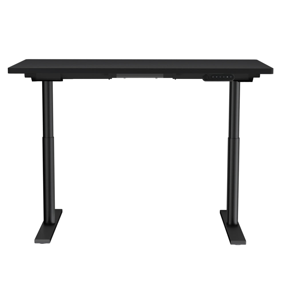 Desks: Artiss Standing Desk Motorised Electric Dual Motor Black 120CM