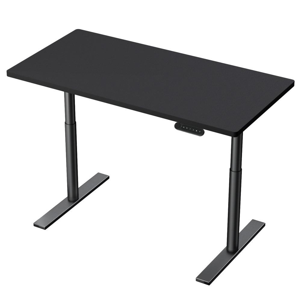 Desks: Artiss Standing Desk Motorised Electric Dual Motor Black 120CM
