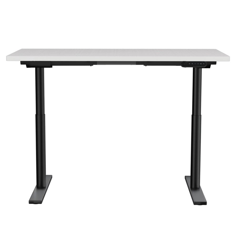 Desks: Artiss Standing Desk Motorised Electric Dual Motor White 120CM