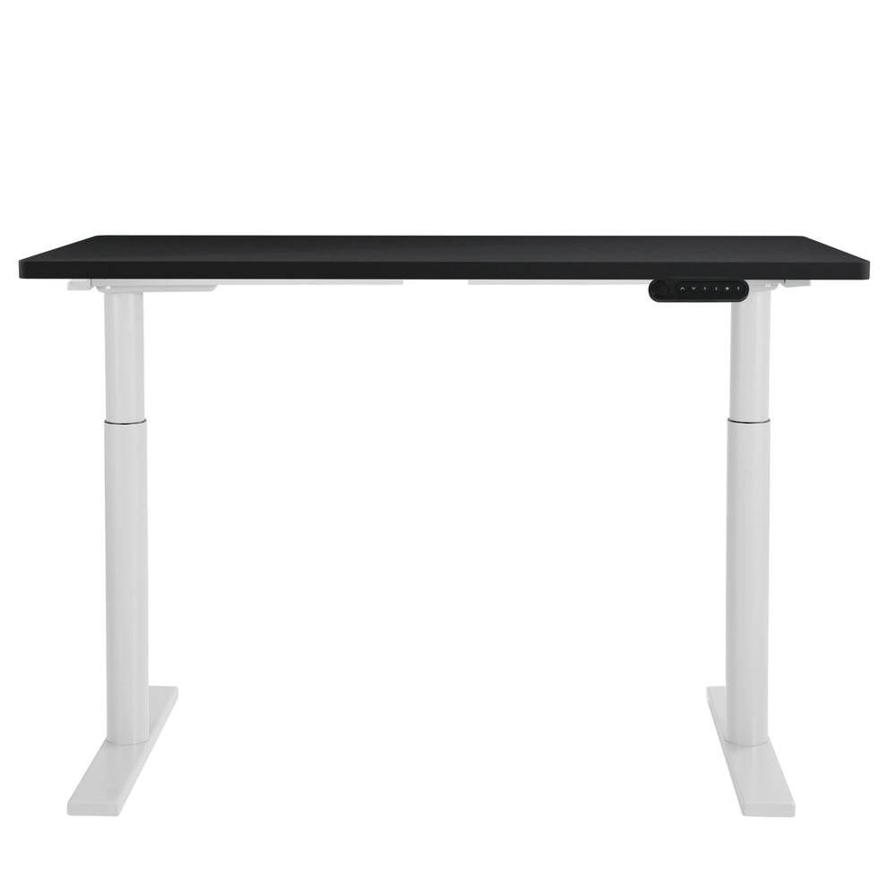 Desks: Artiss Electric Standing Desk Sit Stand Desks Motorised Dual Motor 120CM Black