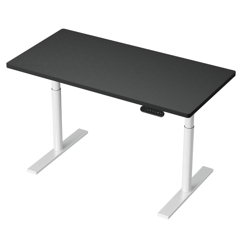 Desks: Artiss Electric Standing Desk Sit Stand Desks Motorised Dual Motor 120CM Black