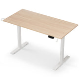 Desks: Artiss Standing Desk Sit Stand Touch Control Electric Oak 140CM
