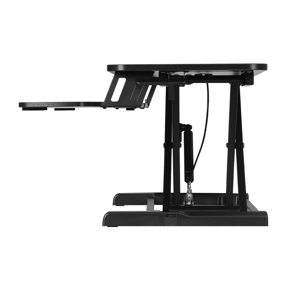 Office & Desk Chairs: Artiss Standing Desk Riser Height Adjustable Black 80CM
