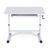Desks: Artiss Standing Desk Height Adjustable Workstation Computer Desks Study 100CM White