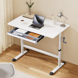 Desks: Artiss Standing Desk Height Adjustable Workstation Computer Desks Study 100CM White