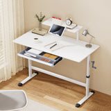 Desks: Artiss Standing Desk Height Adjustable Workstation Computer Desks Study 120CM White