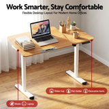 Desks: Artiss Electric Standing Desk Height Adjustable Sit Stand Desk Tilting Top