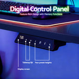 Desks: Artiss Electric Standing Desk Height Adjustable Gaming Desk Home Office 140cm