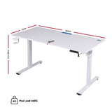 Desks: Artiss Electric Standing Desk Height Adjustable Gaming Desk Home Office 140cm