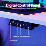 Desks: Artiss Electric Standing Desk Height Adjustable Gaming Desk Home Office 140cm