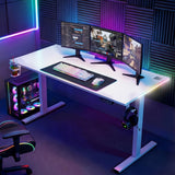 Desks: Artiss Electric Standing Desk Height Adjustable Gaming Desk Home Office 140cm