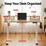 Desks: Artiss Electric Standing Desk Height Adjustable Sit Stand Desk Home Office