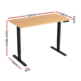 120CM Artiss Electric Standing Desk Sit Stand Desks Home Office Computer Desk