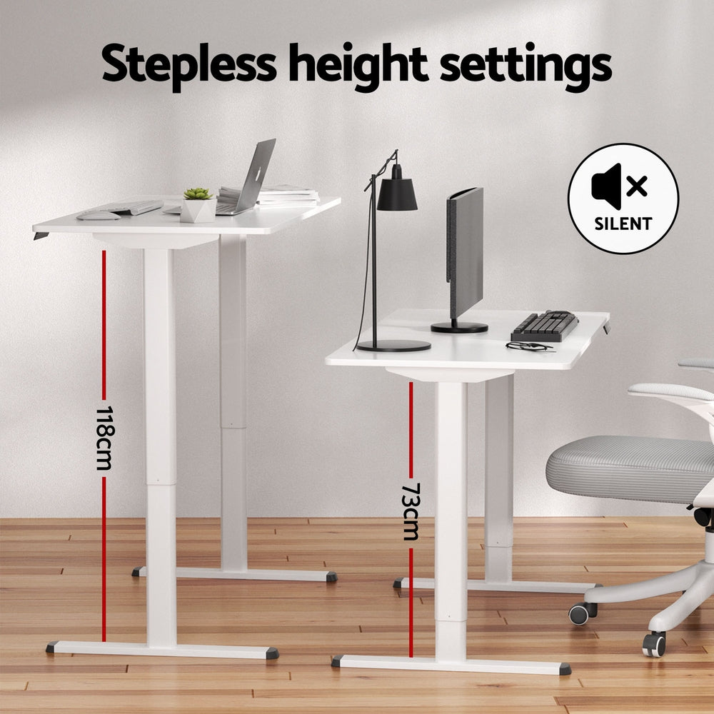 Desks: Artiss Electric Standing Desk Sit Stand Desks 120CM