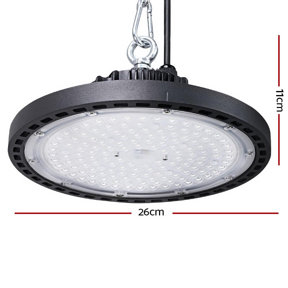 Ceiling Lights: Leier LED High Bay Lights 100W UFO Industrial Workshop Warehouse Factory Lamp