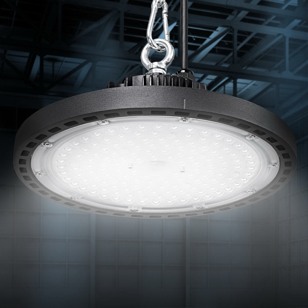 Ceiling Lights: Leier LED High Bay Lights 100W UFO Industrial Workshop Warehouse Factory Lamp
