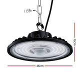 Ceiling Lights: Leier 150W UFO LED High Bay Light Motion Sensor