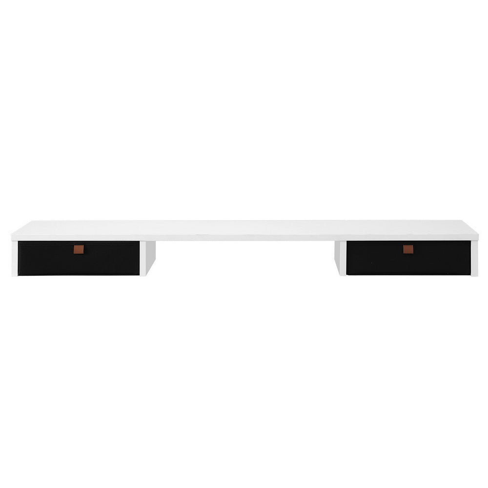 Desks: Artiss Standing Desk Desktop Storage Rack Shelf Removable Bookshelf Drawer 120cm
