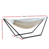 Gardeon Hammock Bed with Stand Outdoor Camping Hammocks Steel Frame