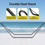 Gardeon Hammock Bed Stand Steel Frame Outdoor Garden