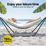 Gardeon Hammock Bed Stand Steel Frame Outdoor Garden