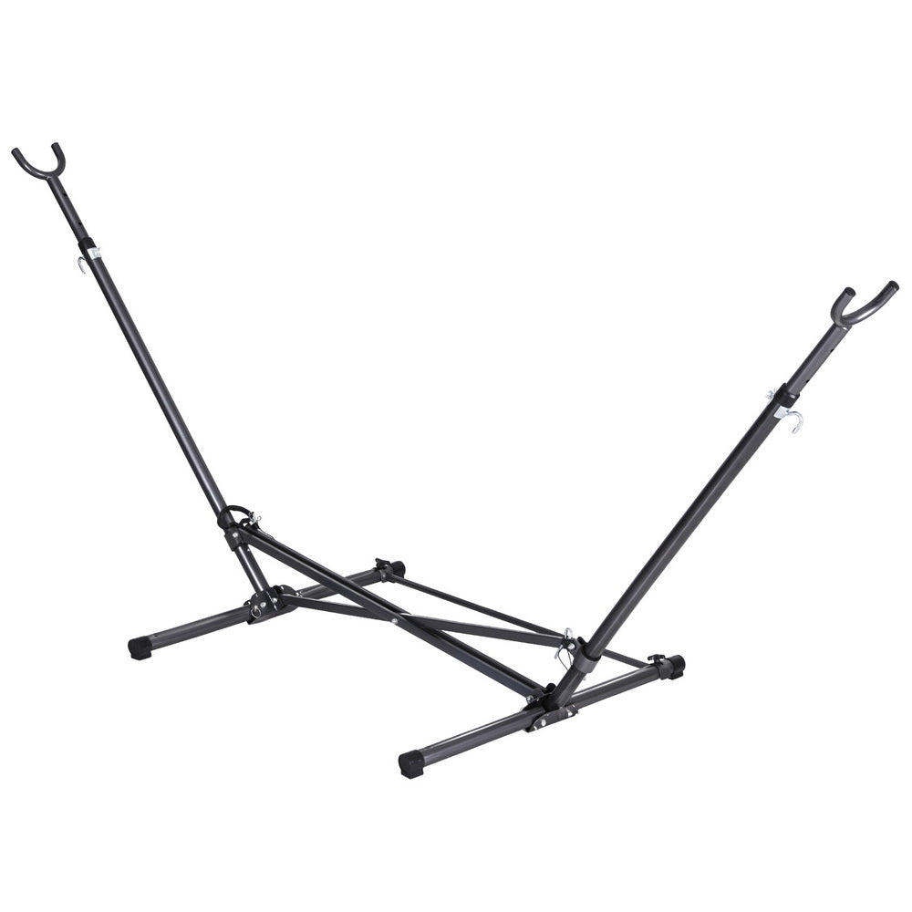 Hammocks & Accessories: Gardeon Hammock Bed Stand Steel Frame Outdoor Indoor