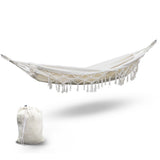 Hammocks & Accessories: Gardeon Hammock Bed Rope Tassel Outdoor Hammocks Chair Camping