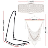 Gardeon Hammock Hanging Chair with Heavy Duty Steel Stand