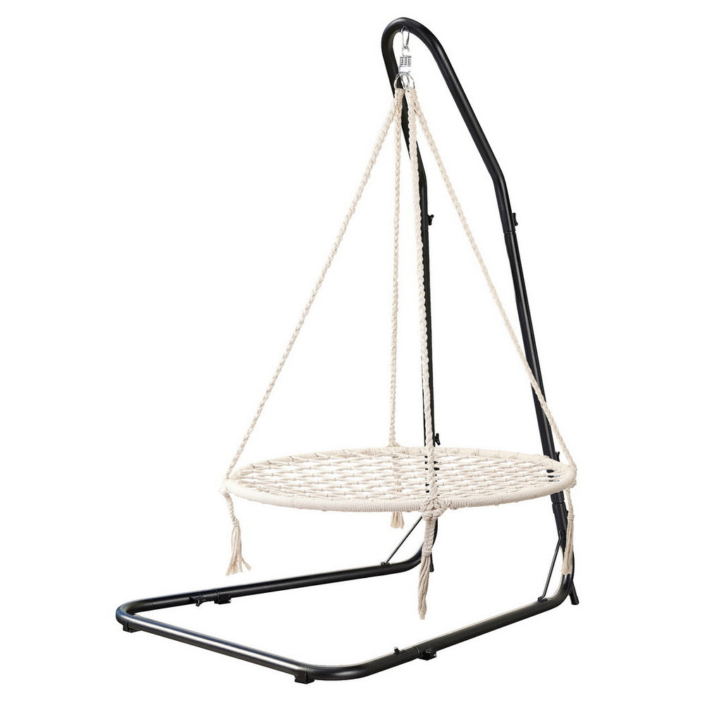 Hammocks & Accessories: Gardeon Hammock Hanging Chair with Steel Stand