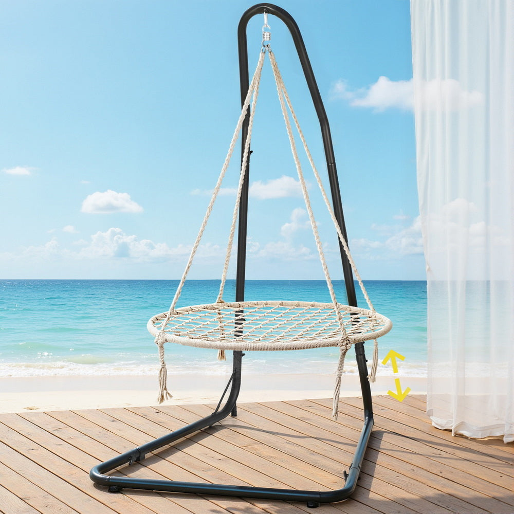Hammocks & Accessories: Gardeon Hammock Hanging Chair with Steel Stand