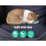 98765-Gardeon Hammock Chair Outdoor Camping Hanging Hammocks Cushion Pillow Grey