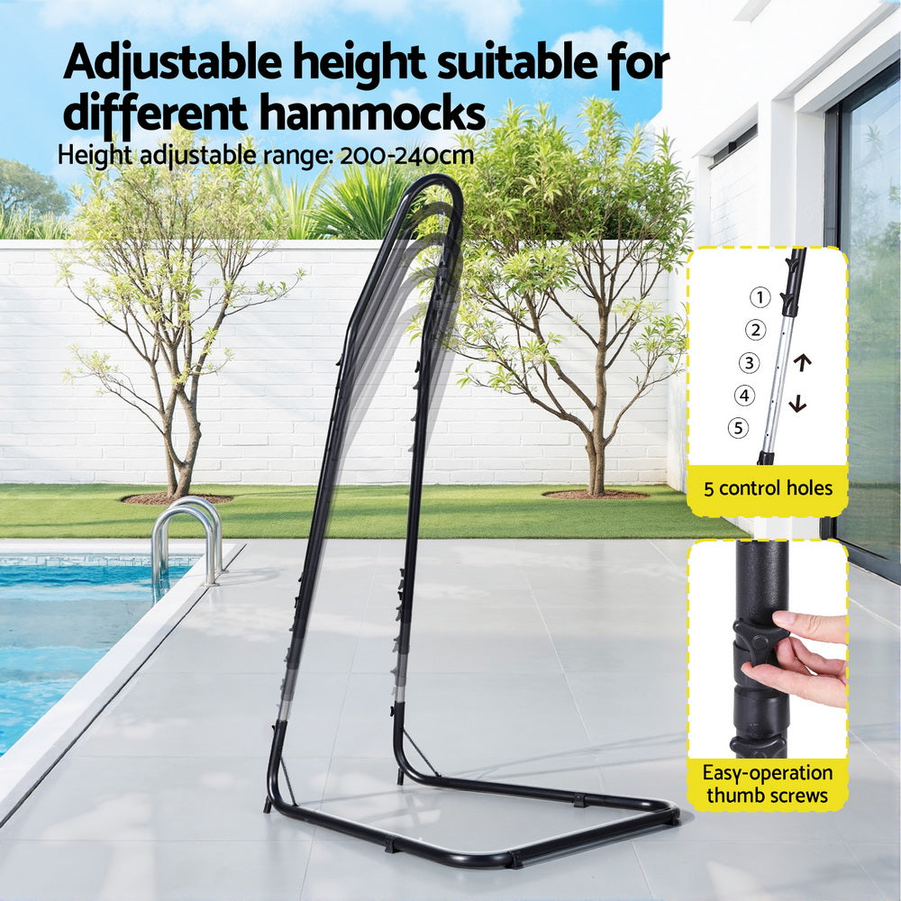 Hammocks & Accessories: Gardeon Hammock Chair with Heavy Duty Steel Stand