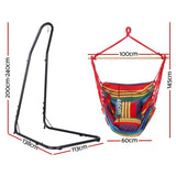 Gardeon Hammock Chair with Heavy Duty Steel Stand