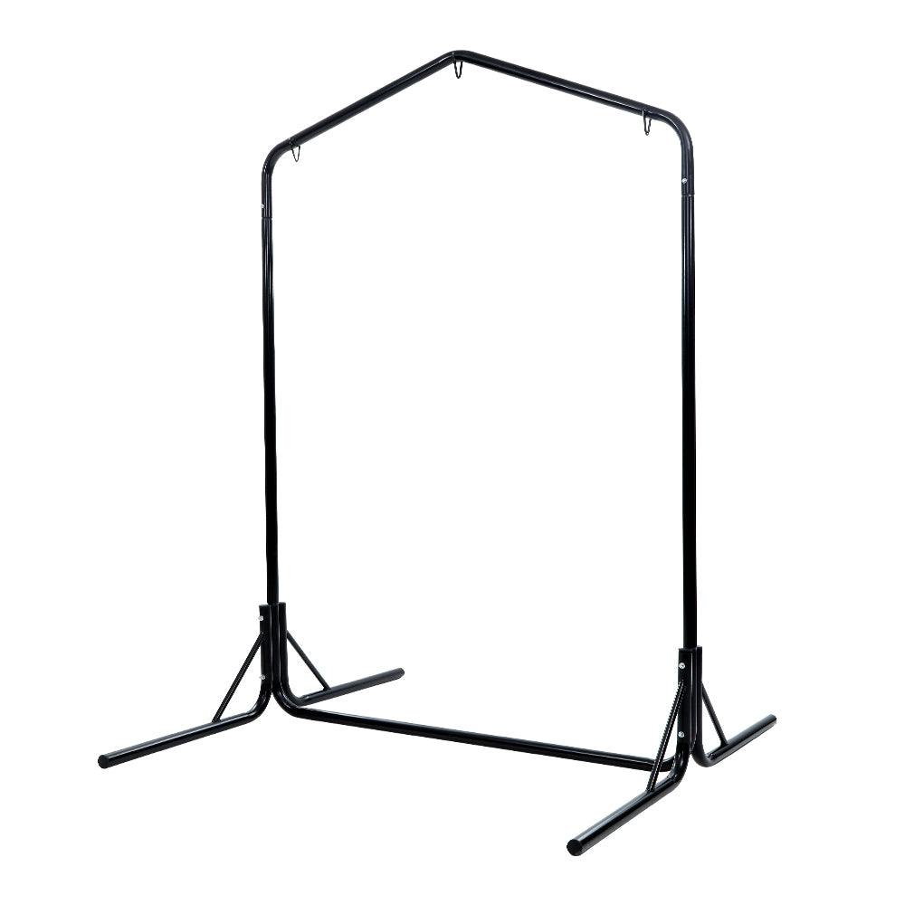 Outdoor Chairs: Gardeon Hammock Chair Steel Stand 2 Person Double Outdoor Heavy Duty 200KG