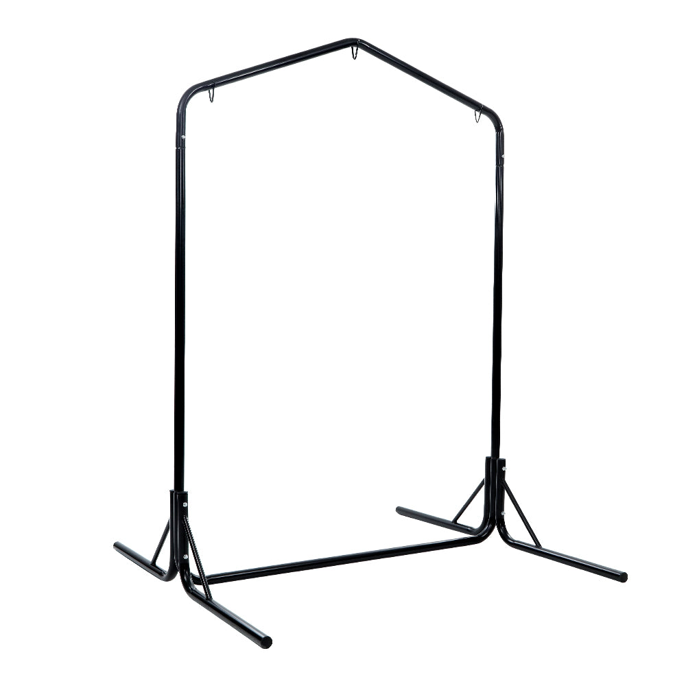 Outdoor Chairs: Gardeon Hammock Chair Steel Stand 2 Person Double Outdoor Heavy Duty 200KG