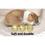 98765-Gardeon Hanging Hammock Chair Outdoor Swing Hammocks Tassel Cream