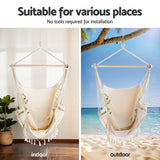 Gardeon Hammock Hanging Chair with Steel Stand