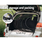 Outdoor Chairs: Gardeon Outdoor Egg Swing Chair Hanging Chair Wicker Rope Pod Stand Foldable Grey