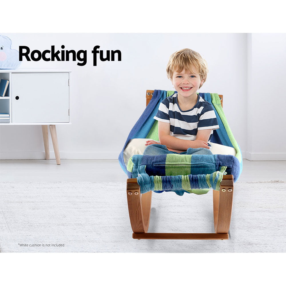 Hammocks & Accessories: Gardeon Hammock Bed Outdoor Camping Kids Timber Hammock Rocking