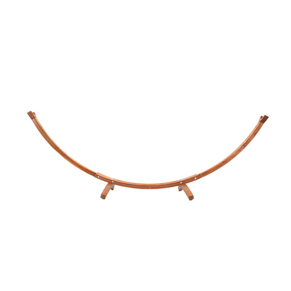 Hammocks & Accessories: Gardeon Hammock Bed Stand Larch Wood 315cm Length