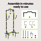 Garden Hoses: Green Fingers Garden Hose Holder Metal Portable Freestanding Hose Stand 4 Spikes Black