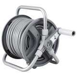 Garden Hoses: Green Fingers 20m Retractable Garden Hose Reel Heavy Duty 1/2" Hose Auto Rewind