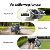 Garden Hoses: Green Fingers 20m Retractable Garden Hose Reel Heavy Duty 1/2" Hose Auto Rewind