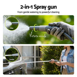 Garden Hoses: Green Fingers 20m Retractable Garden Hose Reel Heavy Duty 1/2" Hose Auto Rewind