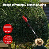 Giantz Cordless Pole Hedge Trimmer Garden Pruner Electric Cutter