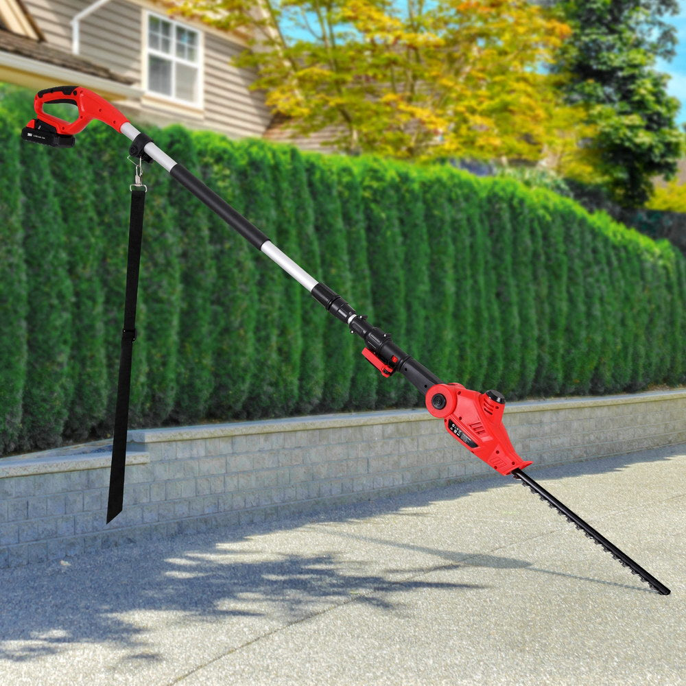 Chainsaws: Giantz Cordless Pole Hedge Trimmer Garden Pruner Electric Cutter