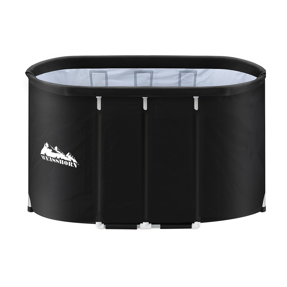 Bathtubs: Weisshorn Portable Ice Bath Tub 120x70X70CM Inflatable Cold Water Folding Bathtub Spa Massage
