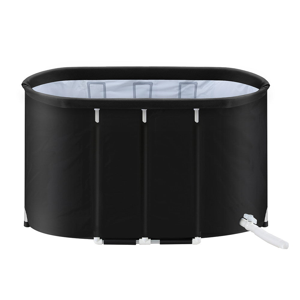Bathtubs: Weisshorn Portable Ice Bath Tub 120x70X70CM Inflatable Cold Water Folding Bathtub Spa Massage